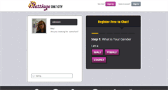 Desktop Screenshot of marriagechatcity.com